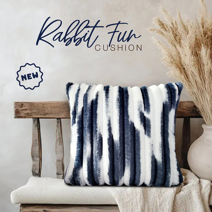 Rabbit Fur Cushion