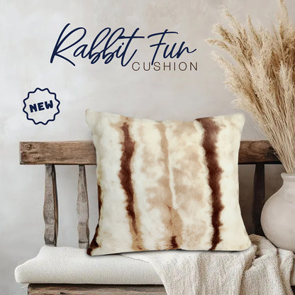 Rabbit Fur Cushion