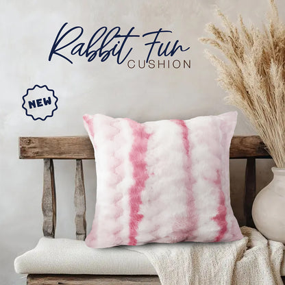 Rabbit Fur Cushion